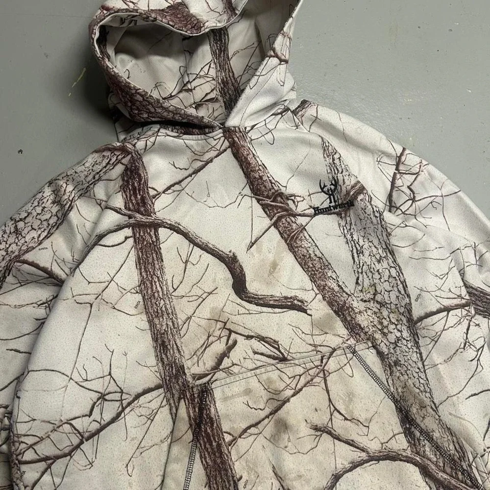 Vintage White Realtree Camo Hoodie